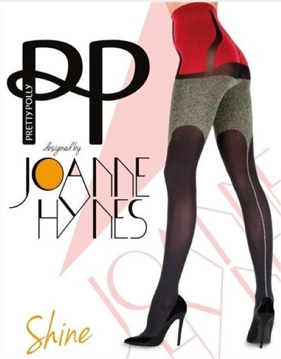 Pretty Polly Panty - Fashion - Optical Illusion - One Size - 36/42 Zwart Multi