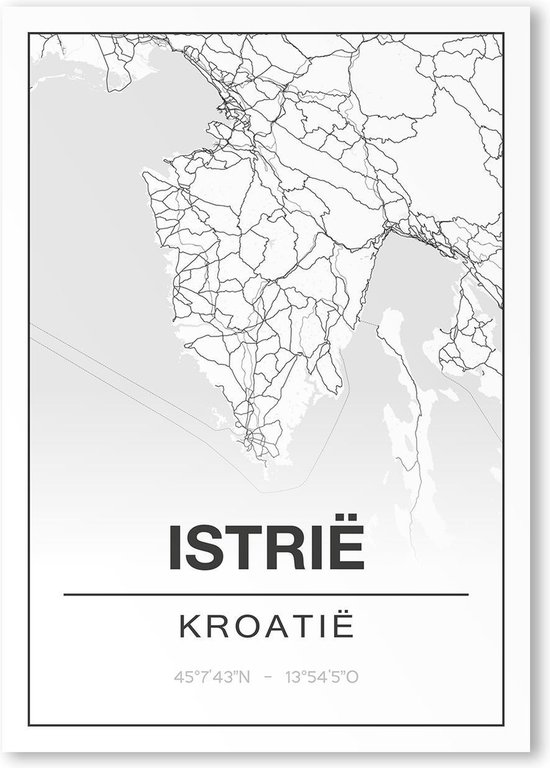 Poster/plattegrond ISTRIE - A4