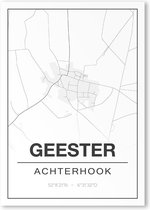 Poster/plattegrond GEESTER - A4