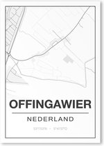 Poster/plattegrond OFFINGAWIER - A4