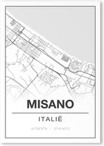 Poster/plattegrond MISANO - 30x40cm