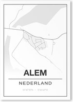 Poster/plattegrond ALEM - A4