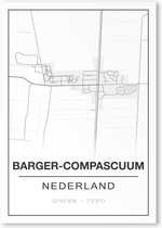 Poster/plattegrond BARGER-COMPASCUUM - A4