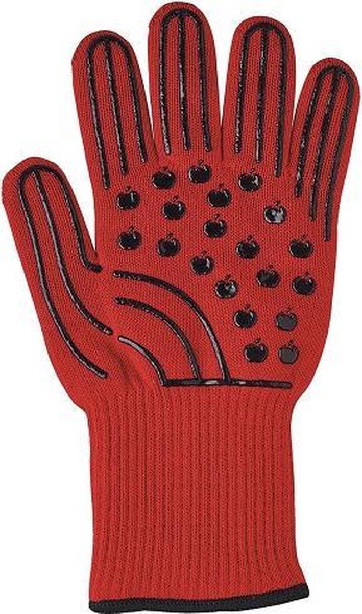 Barbecue Handschoen, Rood - Mastrad