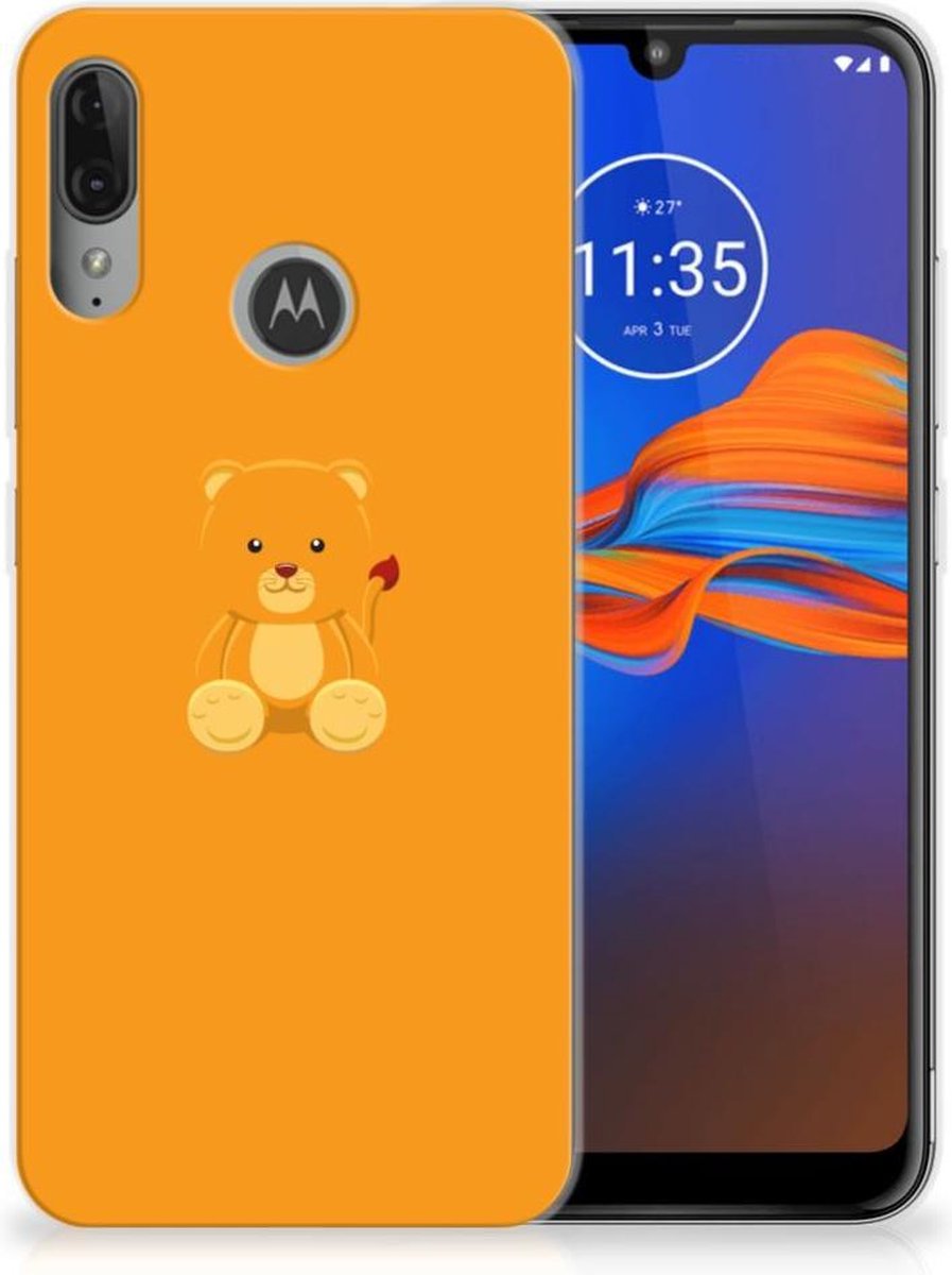 Motorola Moto E6 Plus Telefoonhoesje met Naam Baby Beer