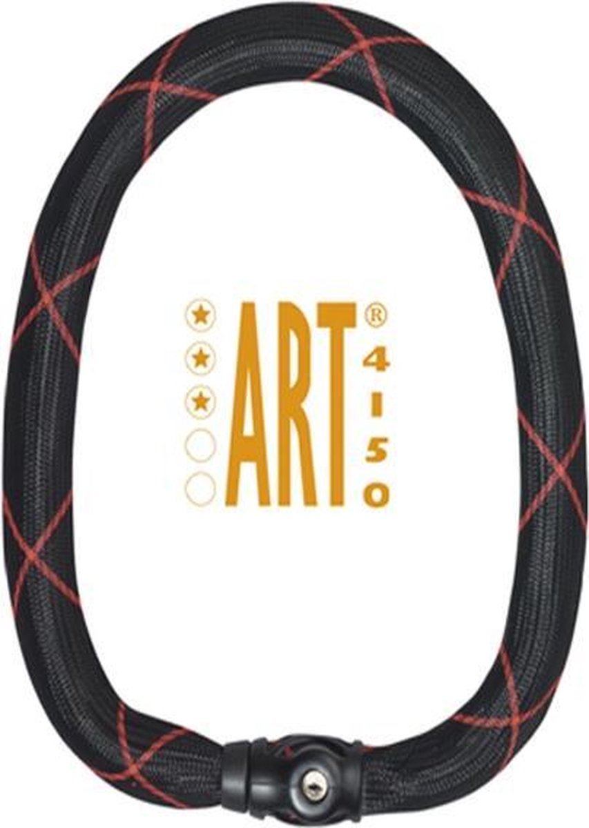 Abus Ivy Steel-O-Chain 9100 Kettingslot - ART3 - 110 cm - Zwart | bol.com