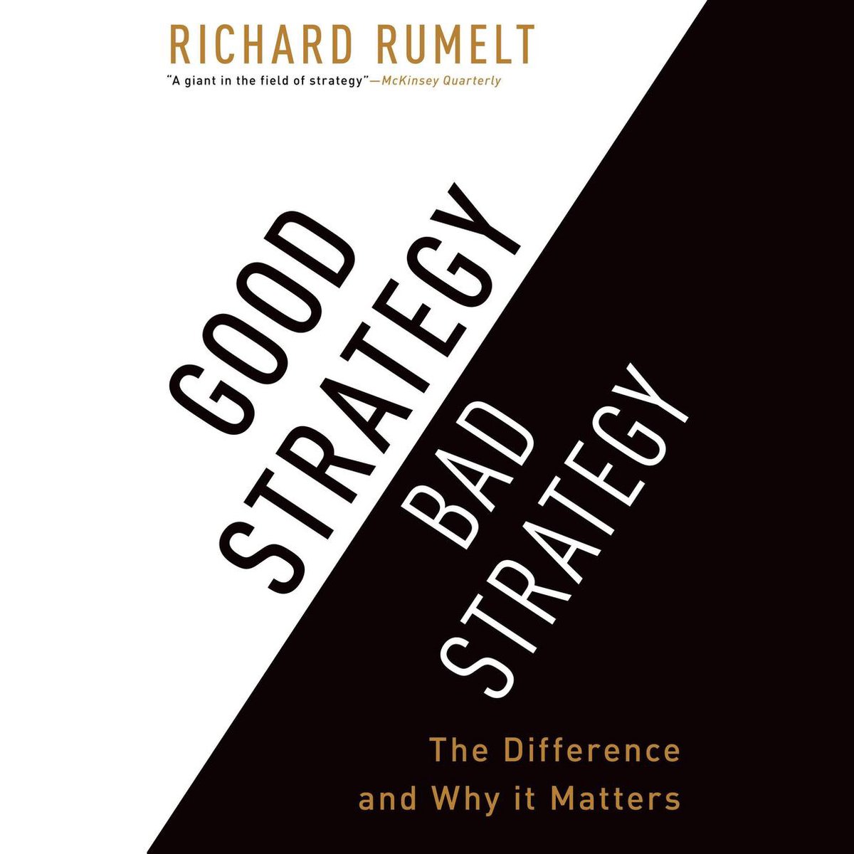 Omslag van Good Strategy Bad Strategy