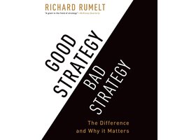 Omslag van Good Strategy Bad Strategy