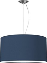 Home Sweet Home hanglamp Bling - verlichtingspendel Deluxe inclusief lampenkap - lampenkap 50/50/25cm - pendel lengte 100 cm - geschikt voor E27 LED lamp - donkerblauw