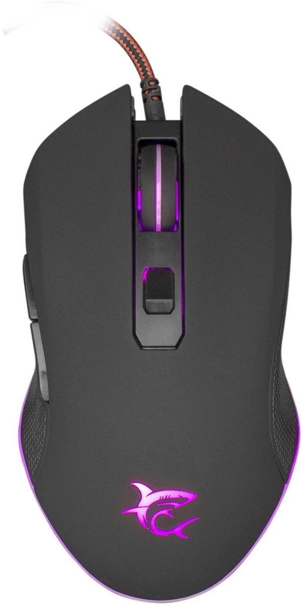 White Shark Cyrus Gaming Muis LED - 3200 DPI - 6 Knoppen - Zwart