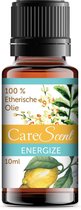 CareScent Energize Etherische Olie Mix | Aarmunt Olie + Citroen Olie | Geurolie | Aroma Olie | Aroma Diffuser Olie - 10ml