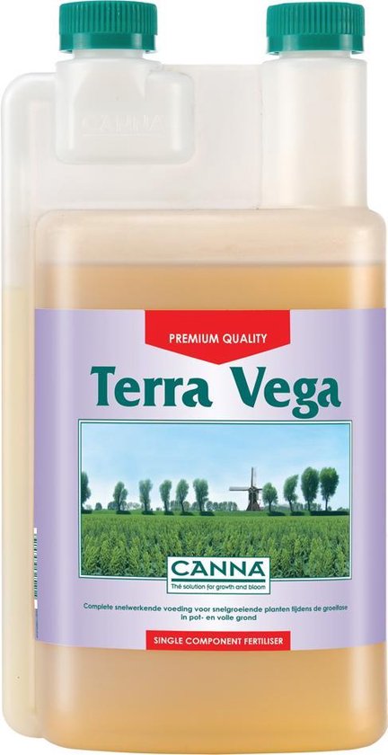 Canna Terra Vega 1L Dünger - Mineraldünger Für Wachstumsphase Mit Messbecher