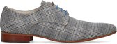 Sacha - Heren - Grijze veterschoenen met patroon - Maat 41