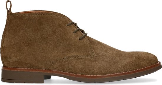 Sacha - Heren - Khaki suède veterboots - Maat 44 | bol.com