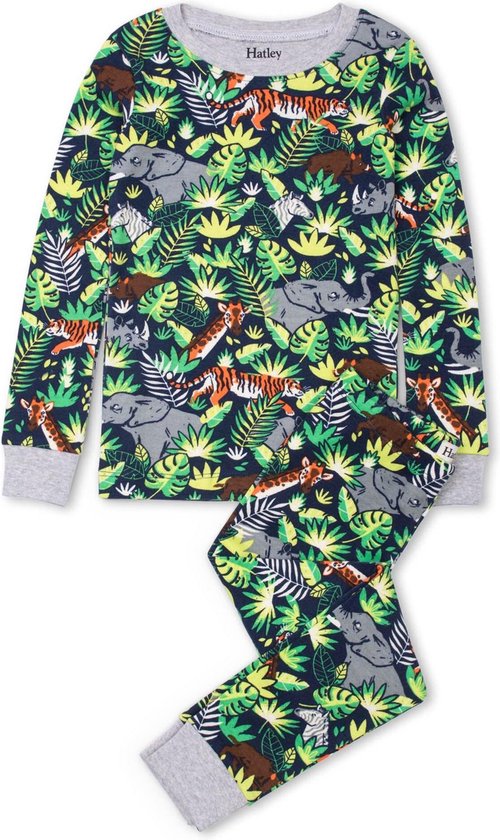 Verleiden aanplakbiljet Verstrooien Hatley pyjama jongen Jungle Safari 122-128 | bol.com