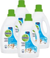 Dettol Wasmiddel vloeibaar Perfecte HygiÃ«ne Toevoeging bij de was - 4 x 1,5 l