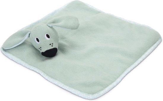 Beeztees Puppy Wuggie Knuffellapje - Hondenspeelgoed - Groen - 31 x 31 x 6,5 cm