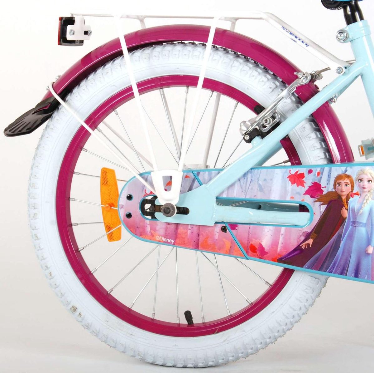 Disney Frozen 2 Kinderfiets - Meisjes - 18 inch - Blauw/Paars - 2  Handremmen | bol.com