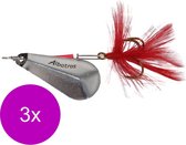 Albatros Spinner Terrible 4 - Spinners - 3 x Zilver&Rood Roofvis