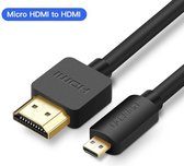 Ugreen Micro HDMI male naar HDMI male kabel - 1.5 Meter- Zwart (4K)