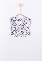 Tiffosi-meisjes-t-shirt, short shirt-Zulmira--kleur: wit-maat: 152