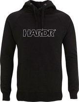 HARDR Outlined Hoodie Black - Maat XL