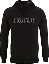 HARDR Outlined Hoodie Black - Maat M