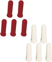 Gewa Spenen voor kalveren 5 stuks, rood