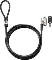 HP Keyed Cable Lock - Beveiligingskabelslot - 1.83 m - voor Mobile Thin Client mt22; ProBook 44X G7, 45X G7; ZBook Firefly 14 G7, 15 G7