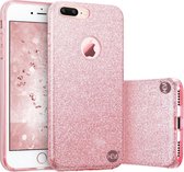 Apple iPhone 7 Plus/8 Plus - Roze Switch Glitter hoesje - Anti Shock 1000 in 1 hoesje