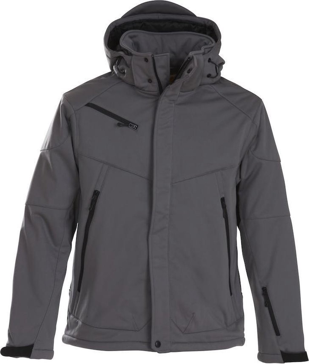Printer JACKET SOFTSHELL SKELETON 2261035 Staalgrijs