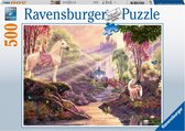 Ravensburger puzzel Sprookjesachtige Idylle bij het Meer - Legpuzzel - 500 stukjes