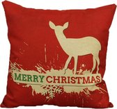 Housse de coussin Merry Christmas Red Deer