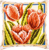 Kruissteekkussen kit Tulpen - Vervaco - PN-0001125