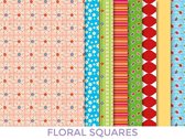 Making Couture Fabric Set kit Floral squares - Dress YourDoll - PN-0164676