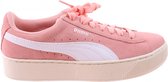 Puma Sneakers Vikky Platform Dames Suède Roze/wit Maat 41