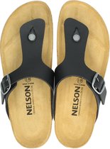 Nelson heren slipper - Zwart - Maat 47