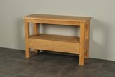 Badkamermeubel console table houtsoort teak - 120 cm.