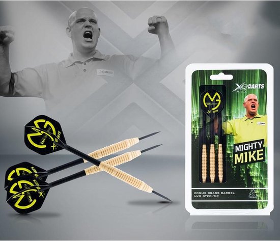 XQ Max - Michael van Gerwen Black Originals - 21-23-25 gram 90% tungsten dartpijlen