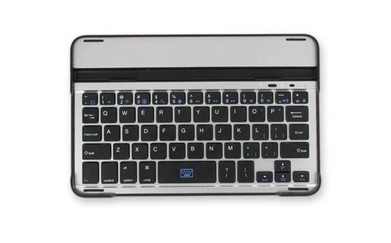 Avanca Tablet Case en Bluetooth Toetsenbord - Qwerty - Aluminium - 40 uur Werktijd - iPad 2/3/4/ - Zilver