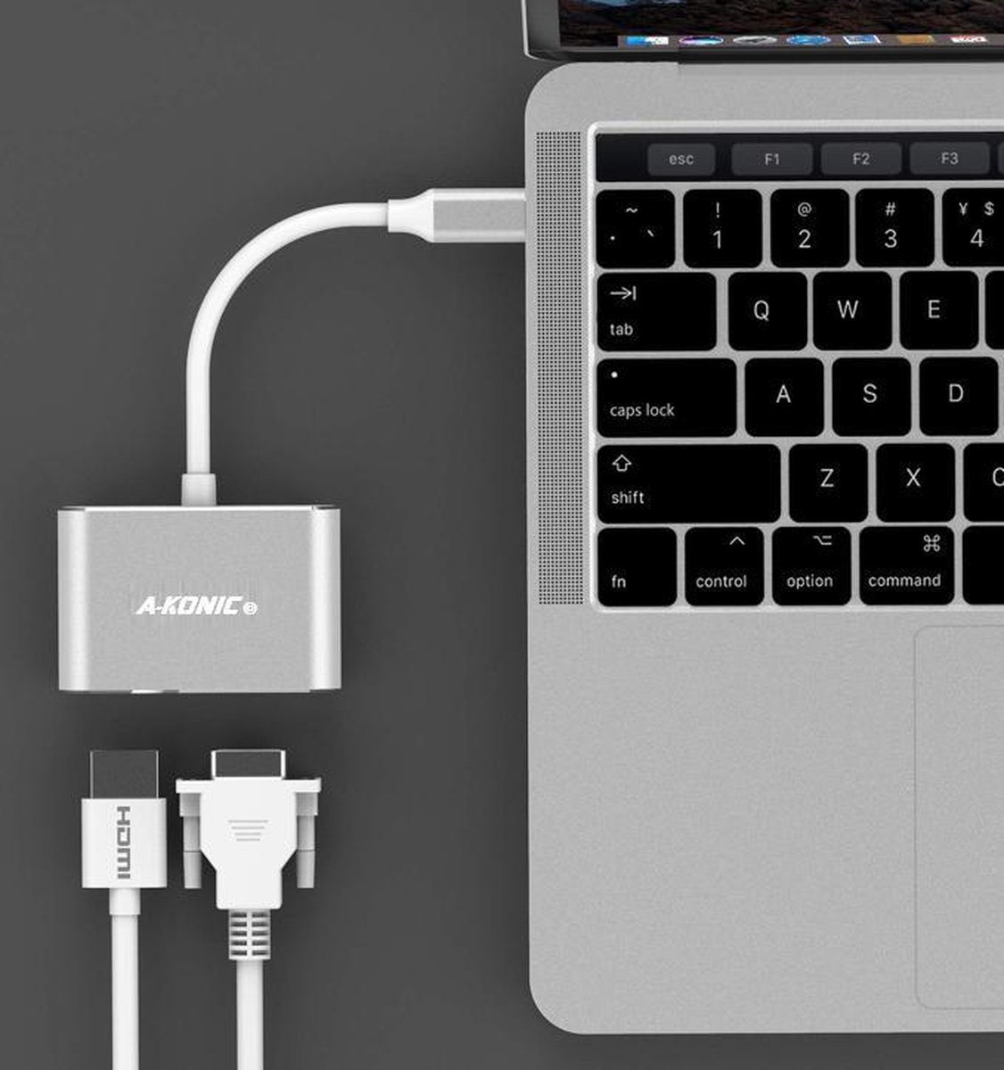 Adaptateur USB-C vers HDMI VGA | 2 en 1 type-c vers VGA et HDMI-HUB | usb c  | 4K |... | bol.com
