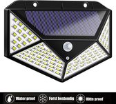 Solar wandlamp 270 graden |100 LED | bewegingssensor|zonne-energie|lamp| Slimme lamp| LED| 1000 Lumen