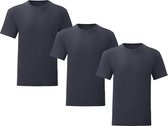 Senvi 3 pack T-Shirts Ronde hals - Maat XL - Kleur - Donker Blauw