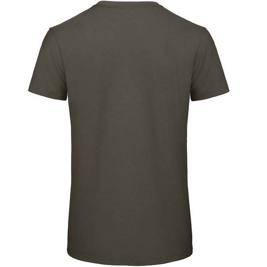 Senvi 5 pack T-Shirt -100% biologisch katoen - Kleur: Khaki M