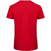 Senvi 5 pack T-Shirt -100% biologisch katoen - Kleur: Rood - XL