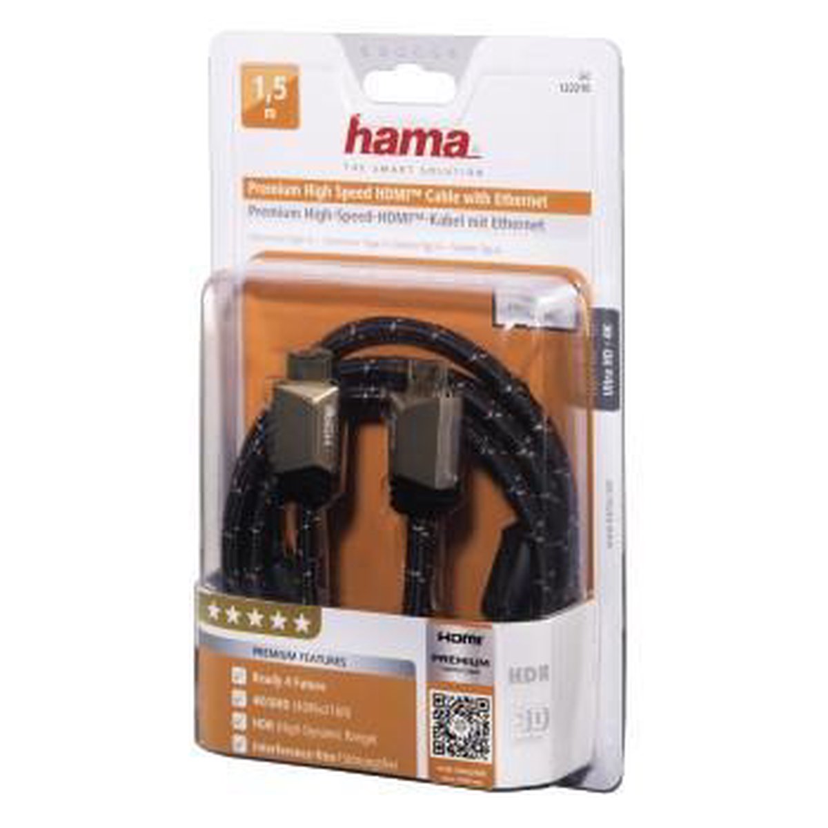 Hama HDMI kabel Premium - 1.5 meter | bol.com