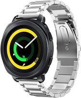 watchbands-shop.nl RVS bandje - Samsung Galaxy Watch (42mm)/Gear Sport - Zilver
