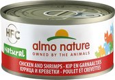 Almo Nature - Poulet et crevettes - Nourriture pour chats - 24 x 70 g