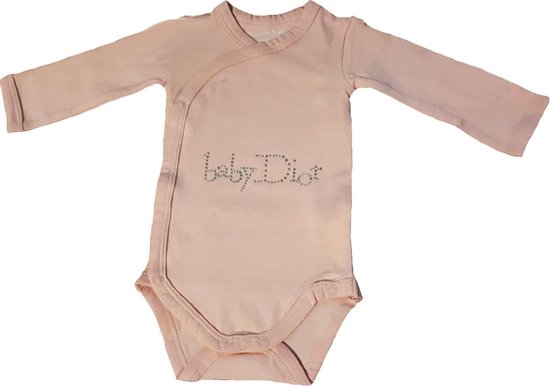 Goede bol.com | Baby Dior Rompertje met Strass Steentjes, Handgemaakt DS-12