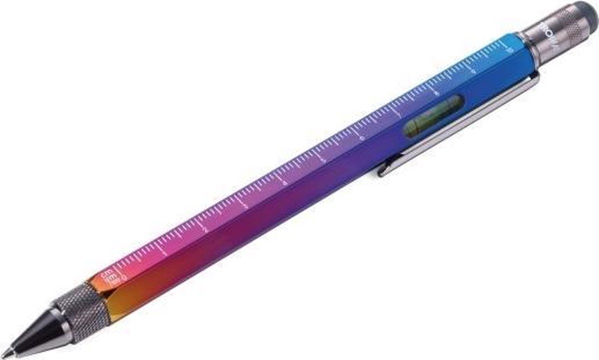TROIKA Contruction / Multitasking pen / met verschillende functie zoals waterpas en schroeverdraaier